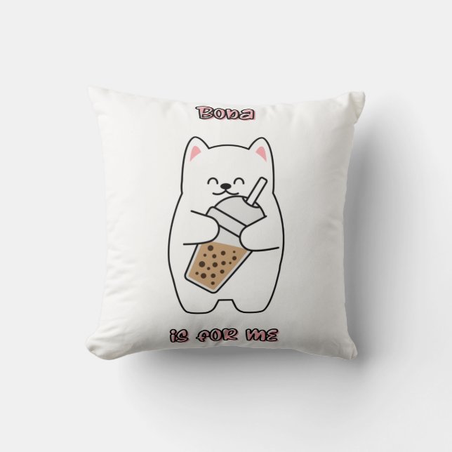 Coussin Boba est pour moi (Recto)
