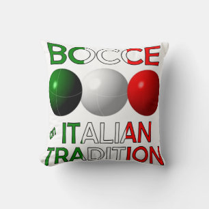 Coussin Bocce une tradition italienne