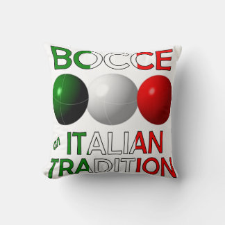 Coussin Bocce une tradition italienne