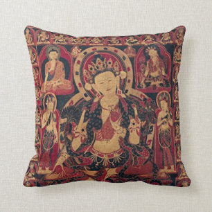 Coussin Bodhisattva tibétain