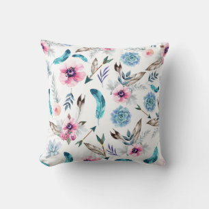 Coussin Bohème Chic Fleur Boho Fille