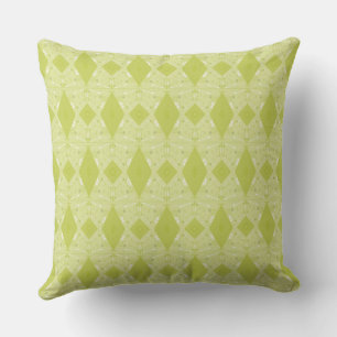 Coussin Bohemian Chintz Illustration Micro Pear Green