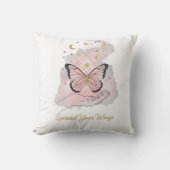 Coussin Boho Butterfly "Spread Your Wings" Throw Pillow (Recto)