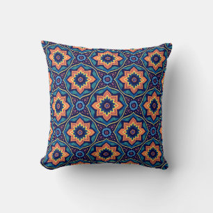 Coussin Boho coloré Chic motif floral