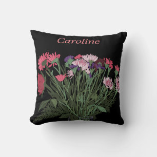Coussin Boho Colorée Jolies Fleurs De Printemps Pour Elle