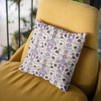 Boho de vaches pourpres et de fleurs