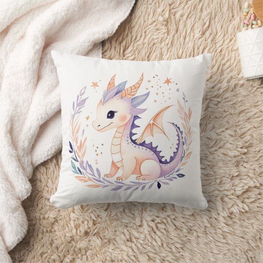 Coussin Boho Dragon personnalisé - (Couverture)