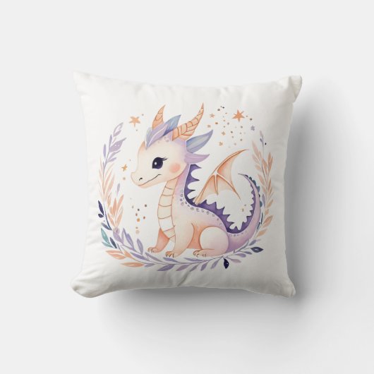 Coussin Boho Dragon personnalisé - (Recto)