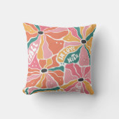 Coussin Boho Fleurs Citations Baby Shower (Recto)