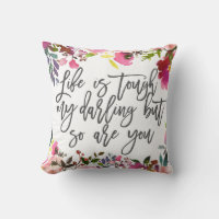 Boho Floral, La vie est dure comme vous, citations