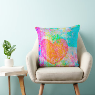 Coussin Boho Heart Collage