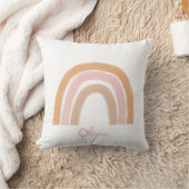 Coussin Boho moderne Rainbow Name Jeu d'oreiller (Couverture)