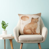 Coussin Boho Moon Cat Design (Chaise)