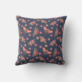 Coussin Boho Moth Floral Design (Verso)