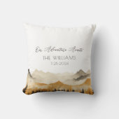 Coussin Boho Mountain Mariage Couple (Recto)
