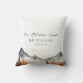 Coussin Boho Neutral Mountain Mariage Couple (Verso)