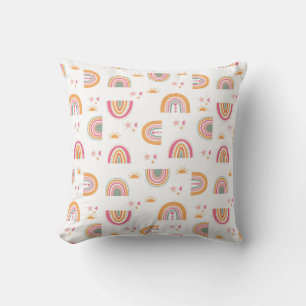 Coussin Boho Rainbow Delight