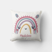 Coussin Boho Rainbow Pastel (Recto)