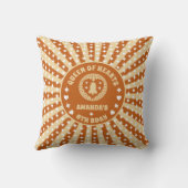 Coussin Boho Reine Des Coeurs Anniversaire (Verso)