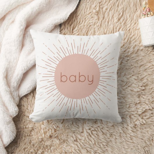 Coussin Boho rose (Couverture)