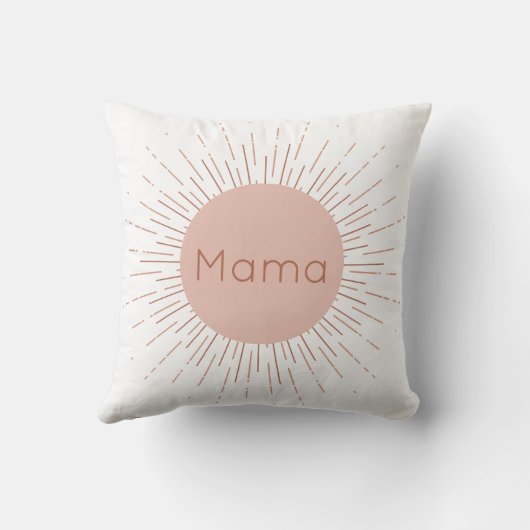 Coussin Boho rose (Verso)