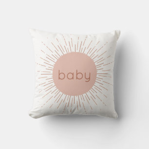 Coussin Boho rose