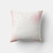 Coussin Boho rose Bois Amis Bébé Fille Douche (Verso)