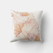 Coussin Boho Soft Baby Girl Nursery Kid Monogramme rose No (Verso)