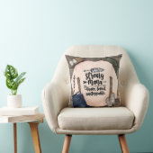 Coussin Boho Strong Mama : Brave Love Inarrêtable (Chaise)