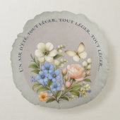 coussin boho un air d'été botanique (Devant)