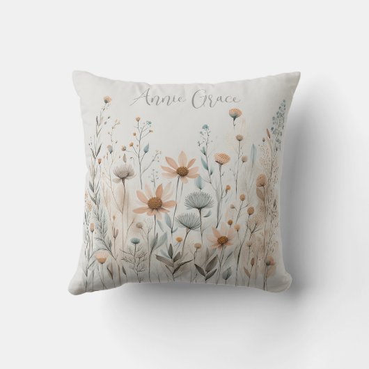 Coussin Boho Wildflower (Verso)