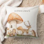 Coussin Boho Woodland Animaux Baby (Couverture)