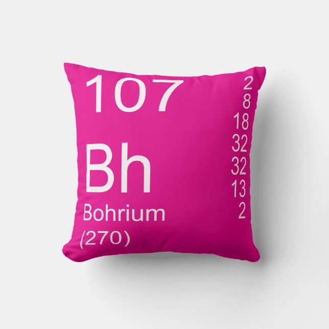 Coussin Bohrium (Recto)
