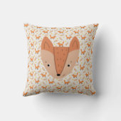 Coussin Bois Animaux Boho Design Fox (Verso)