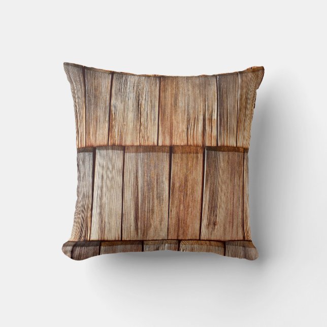 Coussin bois Brown (Recto)