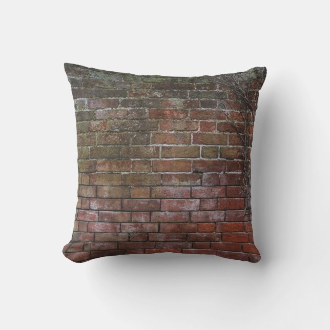 Coussin Bois Brown et noir (Recto)