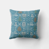 Coussin Bois d'hiver mignon (Verso)