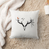 Coussin Bois effrayant de cerf bois (Couverture)
