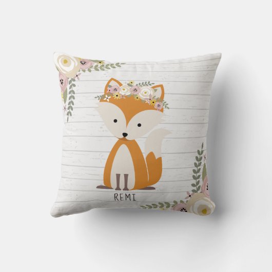 Coussin Bois gris de Boho Fox (Verso)