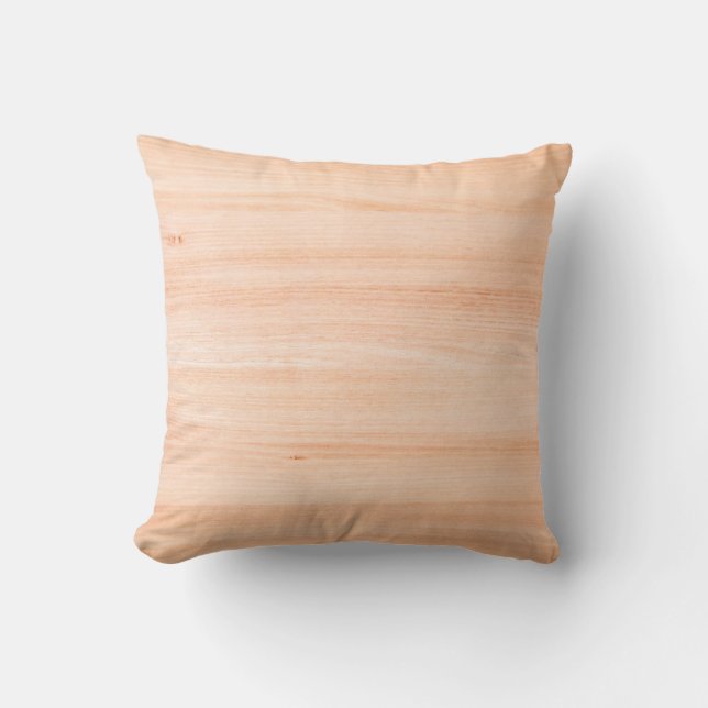 Coussin Bois motif surface en bois rétro (Recto)