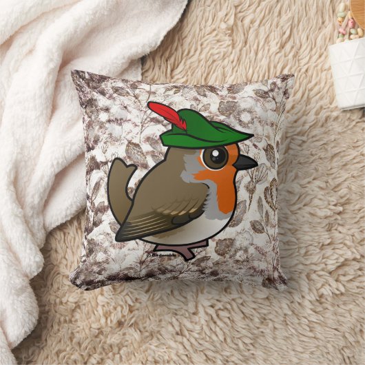 Coussin Bois Robin Européen Birdorable (Couverture)