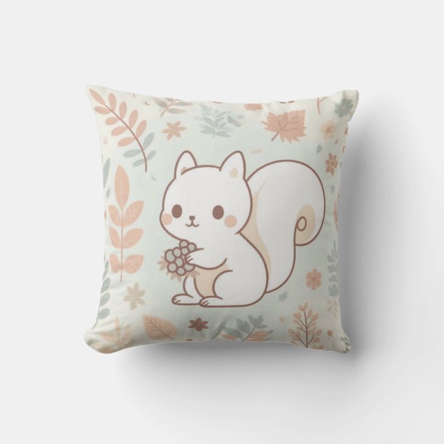 Coussin Bois Whimsical (Recto)