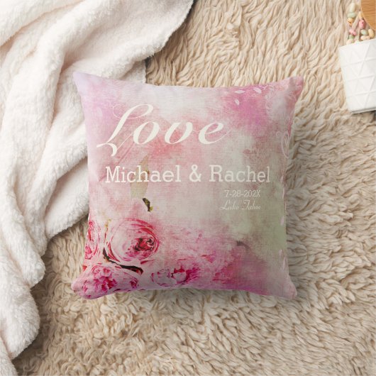 Coussin Boîte à souvenirs Roses Fantaisie (Couverture)