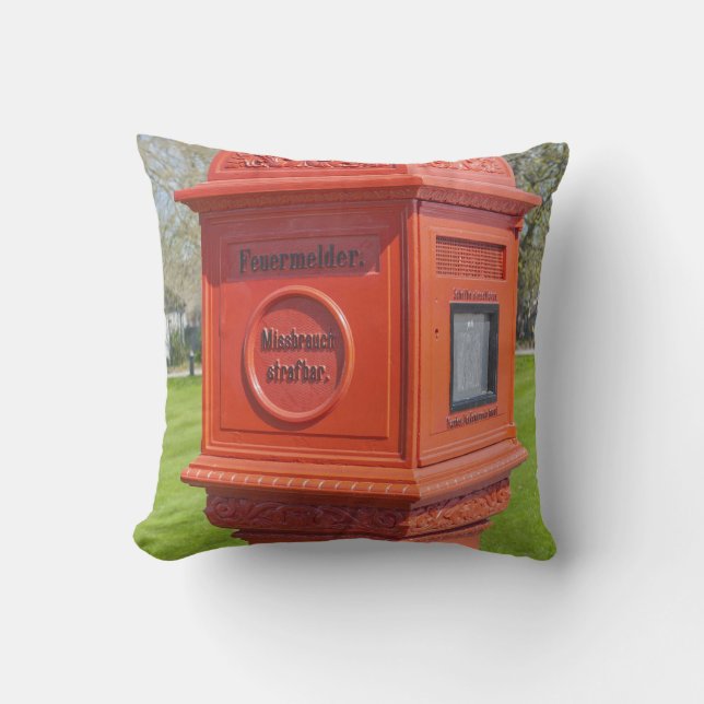 Coussin Boîte d'alarme incendie (Recto)