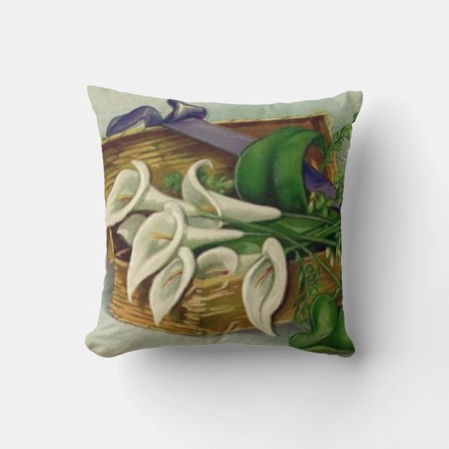 Coussin Boîte Lys de Pâques (Recto)