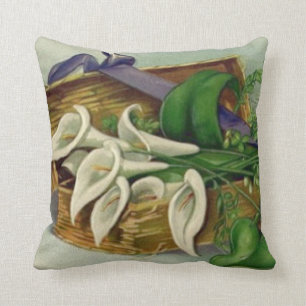 Coussin Boîte Lys de Pâques