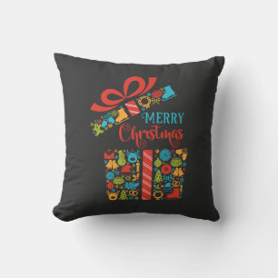 Coussin Boîte surprise de Noël
