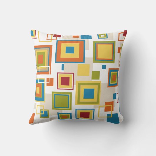 Coussin Boîtes Abstraites (Verso)