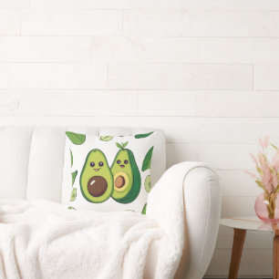 Coussin Boîtier téléphonique couple Avocado   Funny Kawaii
