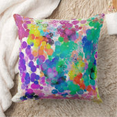 Coussin Bokeh Abstrait coloré 2 Design Cadeau double face (Couverture)